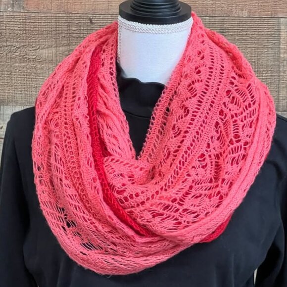 Old Navy Pink Coral Infinity Scarf - Picture 1 of 8